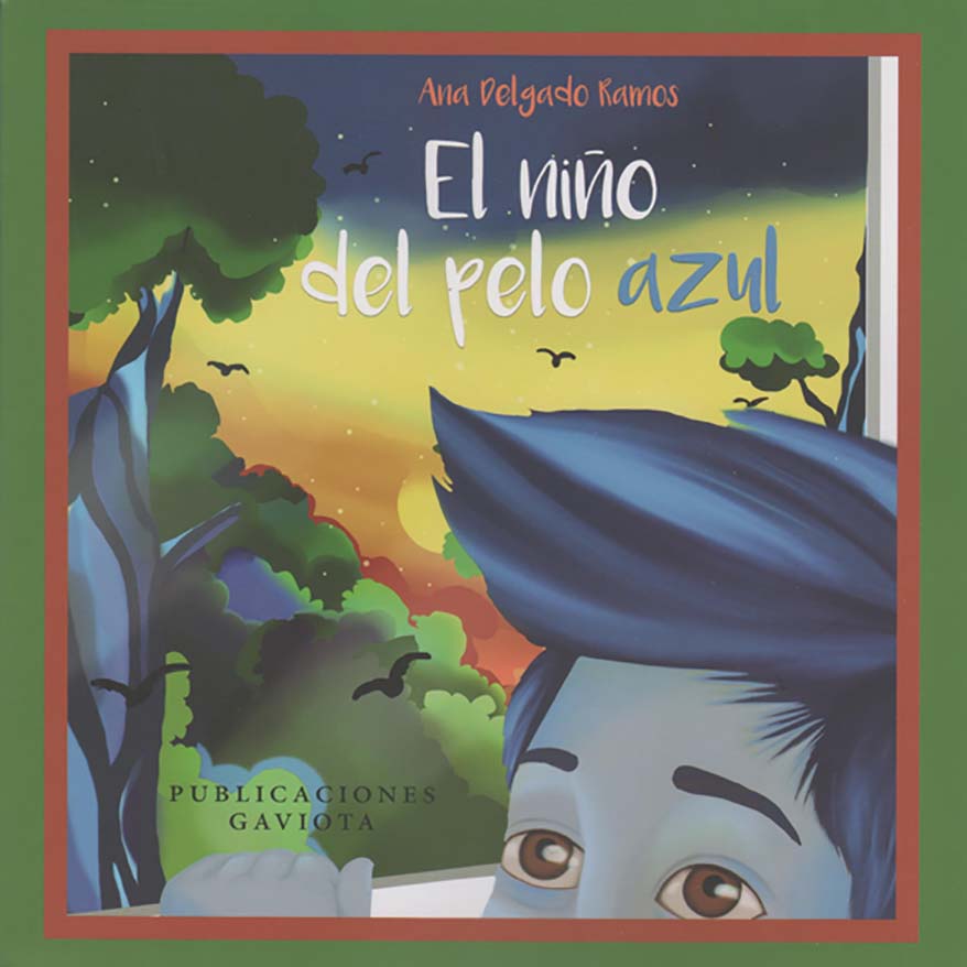 El niño del pelo azul