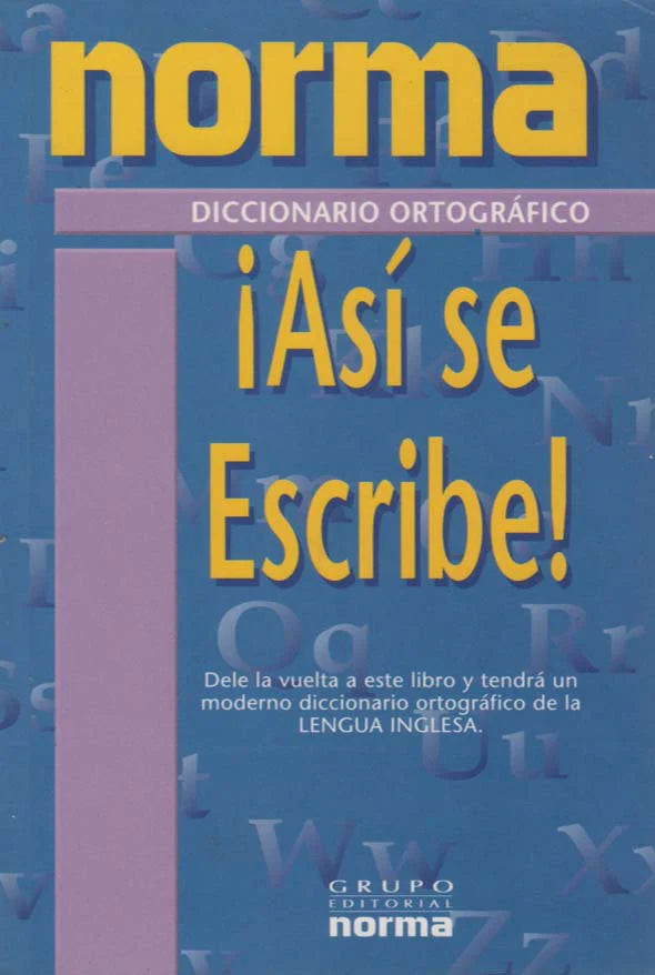 ¡Así se escribe!