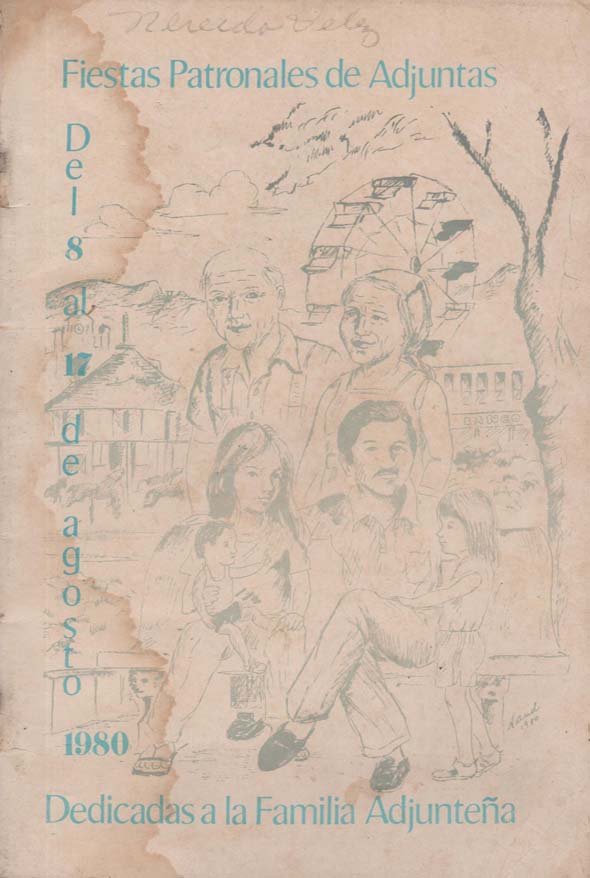 Programa de las Fiestas Patronales de Adjuntas 1980
