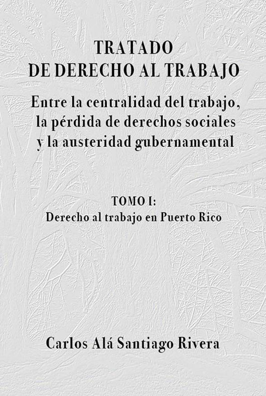 Tratado derecho al trabajo: Entre la centralidad del trabajo, la pérdida de derechos sociales y la austeridad gubernamental: Tomo I: Derecho al trabajo en Puerto Rico