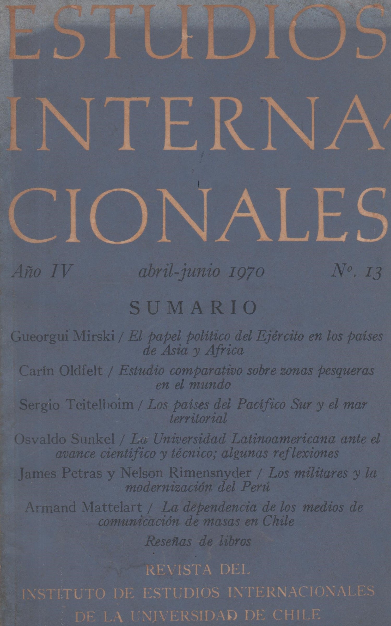 Estudios Internacionales
