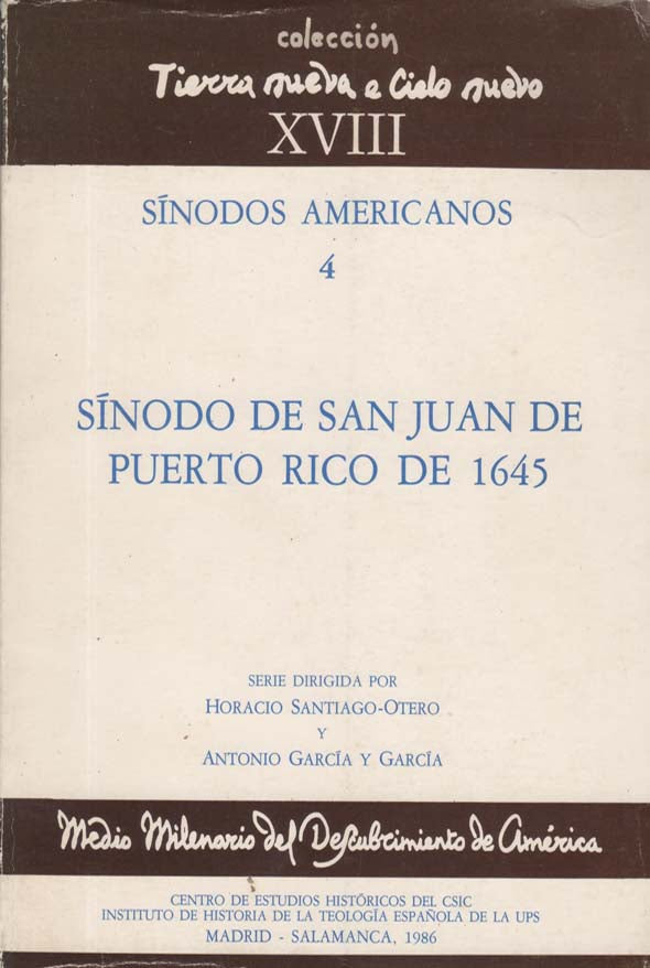 Sínodo de San Juan de Puerto Rico de 1645