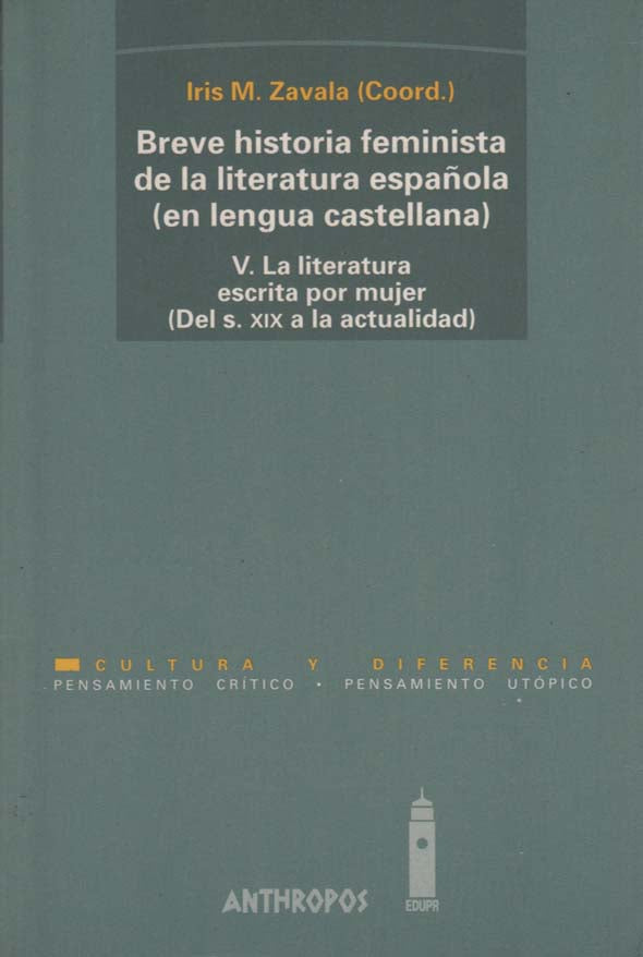 Breve historia feminista de literatura española V