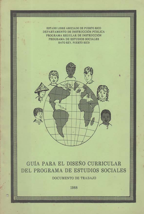 Guía para el diseño curricular del Programa de Estudios Sociales: Documento de Trabajo