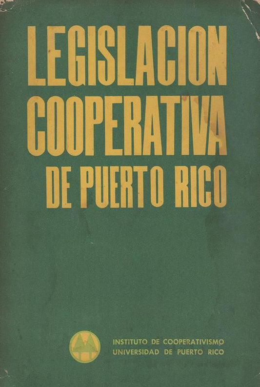 Legislación Cooperativa de Puerto Rico