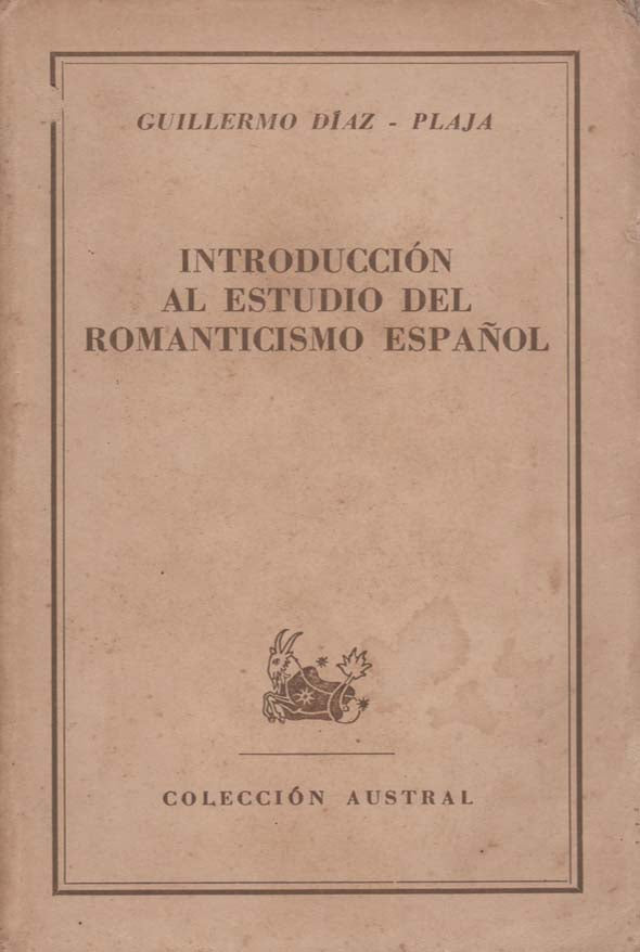 Introducción al estudio del romantismo español