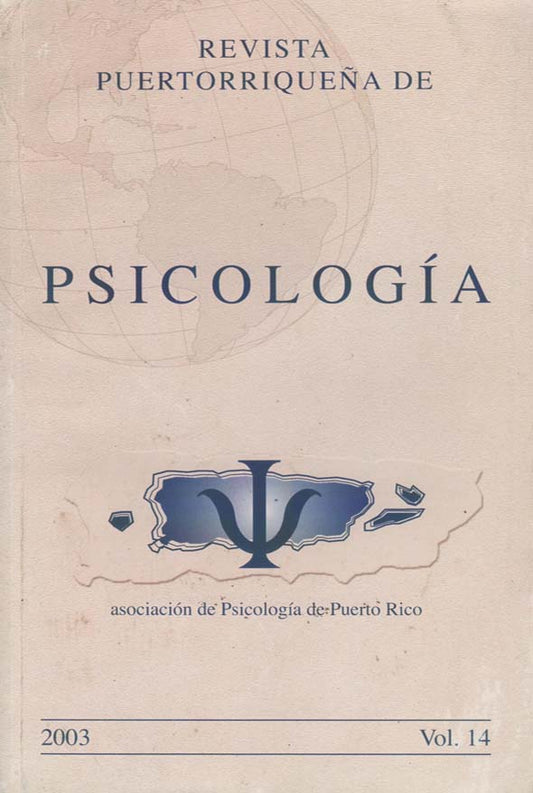 Revista Puertorriqueña de Psicología Vol 14